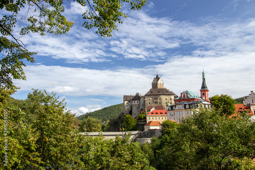 Burg Loket in Böhmen