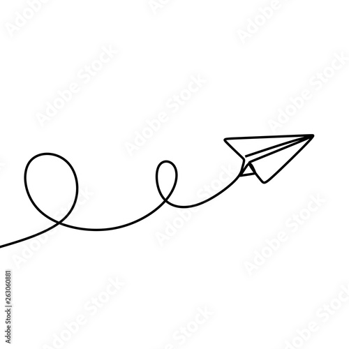 Continuous line drawing of ...