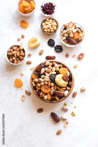 Photos Mixed nuts and dried fruits