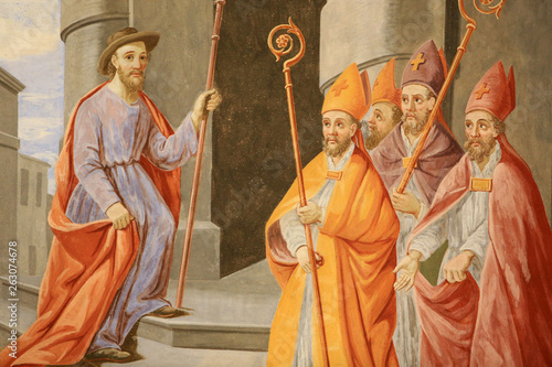 Valokuvatapetti Saint-Nicolas est choisi pour être évêque de Myre