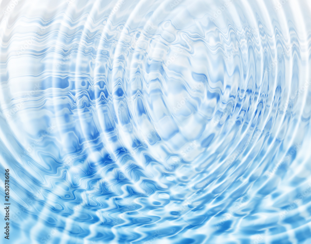 Obraz premium Abstract blue water ripples background