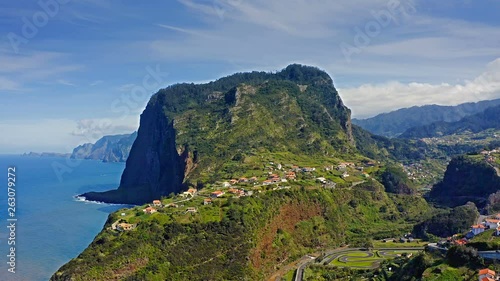 Beautiful mountain landscape of Faial, Madeira island, Portugal. 