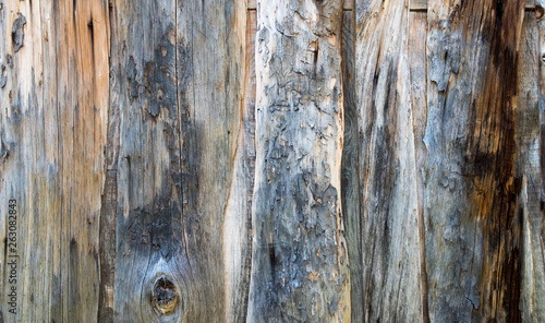 The Texture of old wood boards