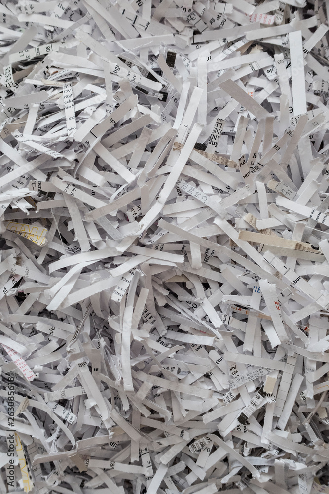 strips of shredded pieces of paper as background strips of shredded pieces of paper as background