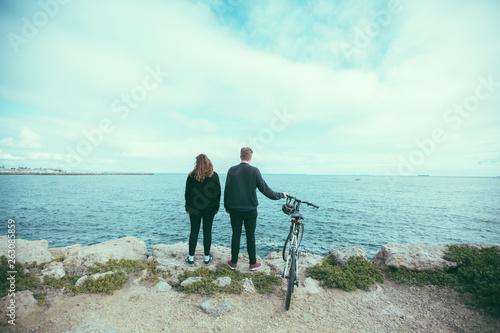 couple on the beach