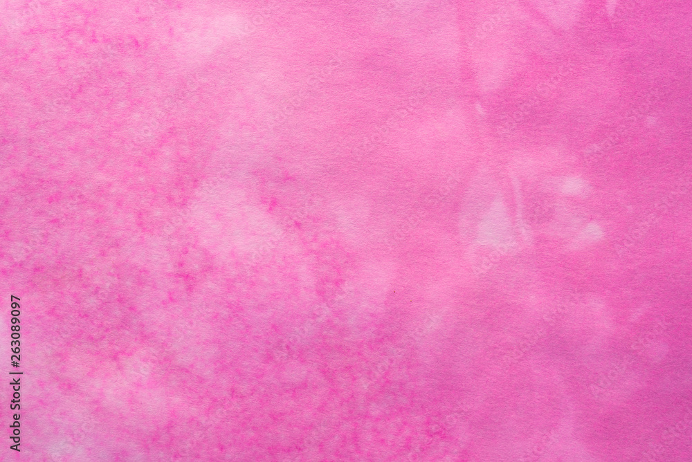 magenta watercolor pastel painted on paper background texture