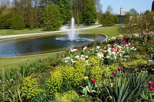 Obraz na płótnie Jardin botanique de Meise (Brabant flamand- Belgique) w salonie