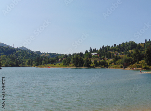 Landscape with lake and trees © Liana