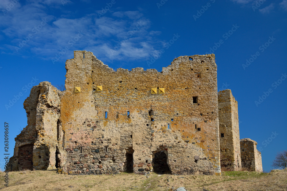 Ruins of the medieval citadel. Toolse, Estonia. Ruins of the medieval citadel. Toolse, Estonia.