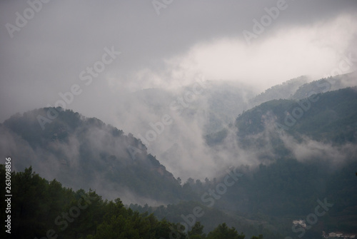 Fog in the mountains