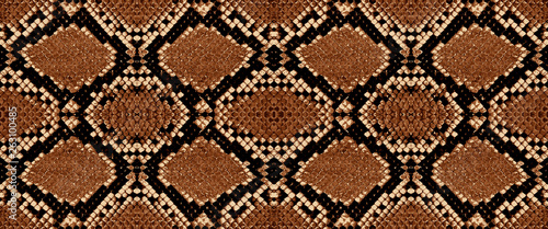 Snake skin pattern texture repeating seamless. Vector. Texture snake. Fashionable print.