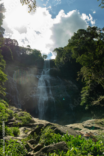 Waterfall in the mountains