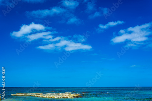 Adriatic sea landscape, province of Lecce, Italy
