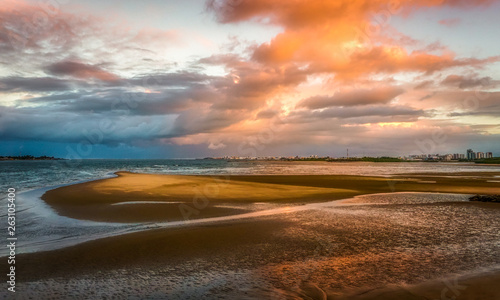 Sunset on beach © Carlos