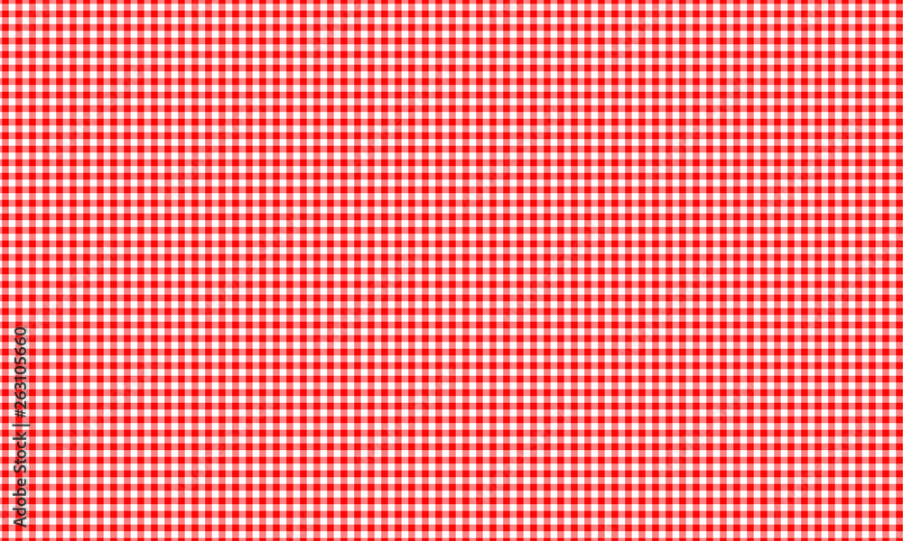 Red Gingham seamless pattern. Texture from rhombus/squares for - plaid, tablecloths, clothes, shirts, dresses, paper, bedding, blankets, quilts and other textile products. Red Gingham seamless pattern. Texture from rhombus/squares for - plaid, tablecloths, clothes, shirts, dresses, paper, bedding, blankets, quilts and other textile products.