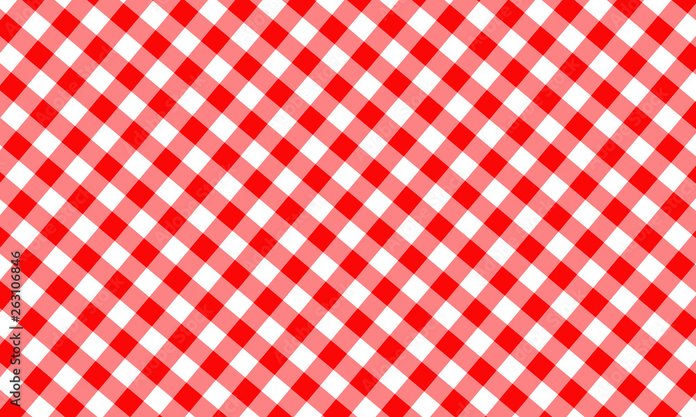 Red Gingham seamless pattern. Texture from rhombus/squares for - plaid, tablecloths, clothes, shirts, dresses, paper, bedding, blankets, quilts and other textile products. Red Gingham seamless pattern. Texture from rhombus/squares for - plaid, tablecloths, clothes, shirts, dresses, paper, bedding, blankets, quilts and other textile products.