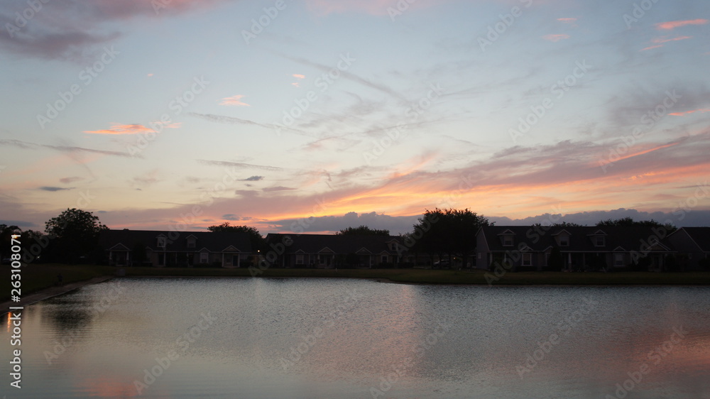 Naklejka premium Sunset 8