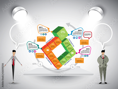 Infographic vector elements for business illustration