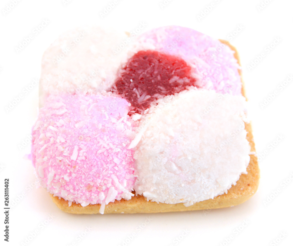 marshmallow cookies isolated on white background marshmallow cookies isolated on white background
