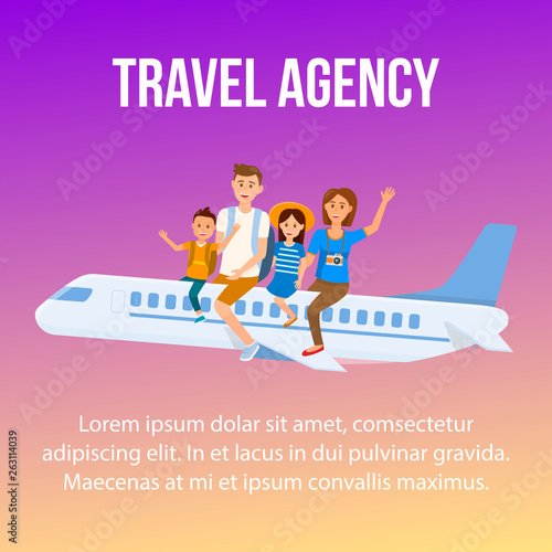 Travel Agency Social Media Square Post with Text