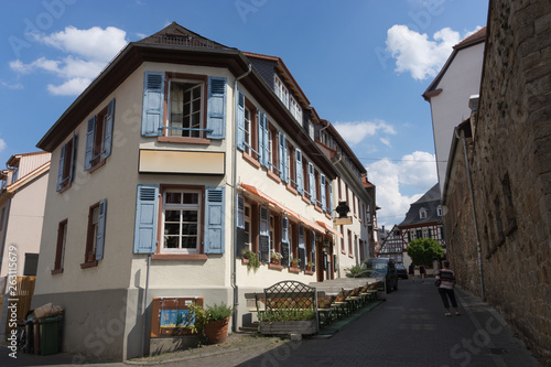 Historische Fachwerkhäuser in Heppenheim / hessische Bergstrasse