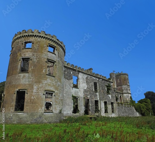 Kilwaughter Castle and Church ruin ruins Co. Antrim Northern Ireland photo