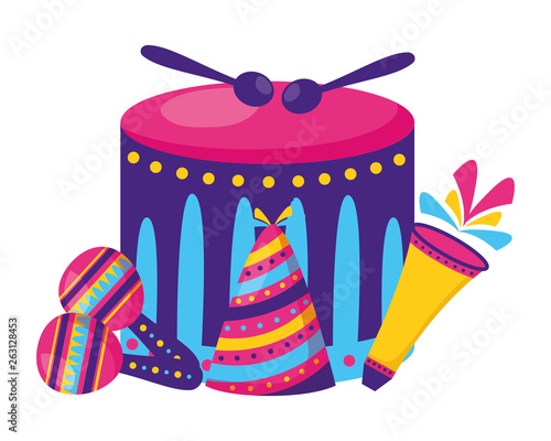 drum fireworks carnival