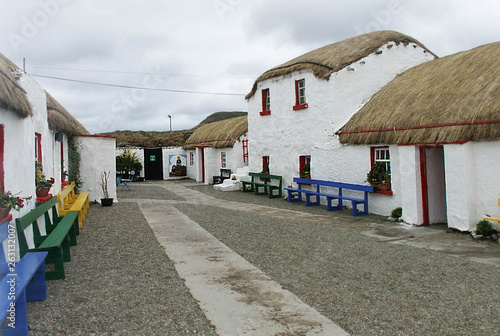фотографія Old Irish famine Village Co. Donegal Ireland
