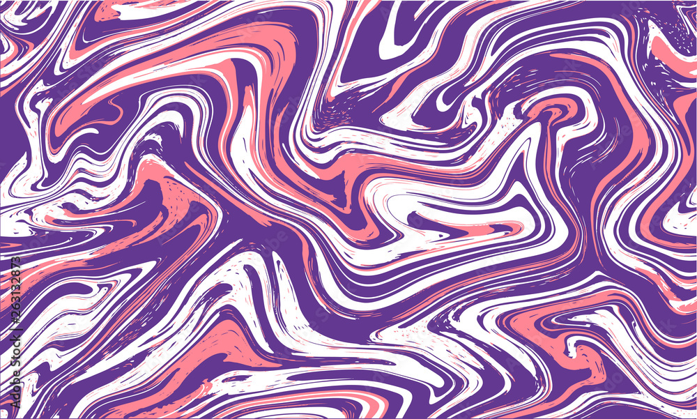 Seamless marble texture, abstract liquid background. Pink, violet, purple abstract pattern. Vector backdrop