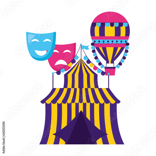 carnival tent air balloon