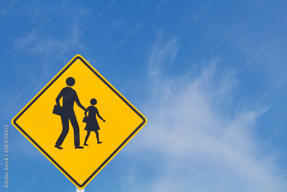 raffic sign road on blue sky abstrack background. raffic sign road on blue sky abstrack background.