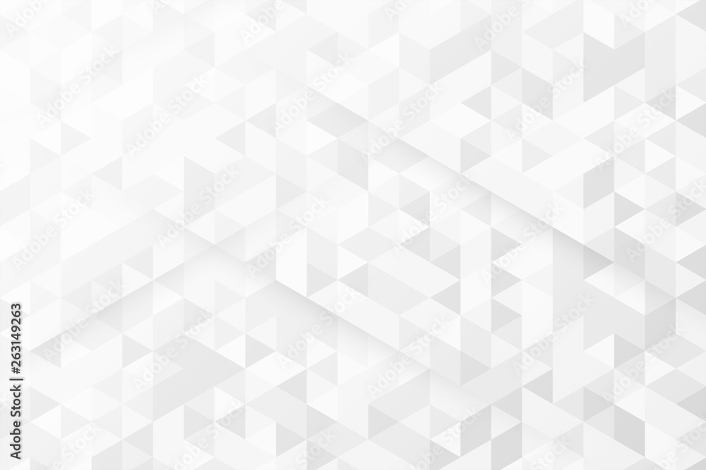 white background with triangle patterns