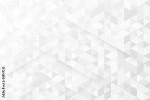 white background with triangle patterns
