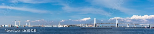 (神奈川県ｰ風景パノラマ)大桟橋から望む横浜ベイブリッジ１ © moarave