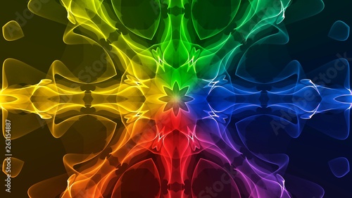 Colorful Rainbow Mandala 02