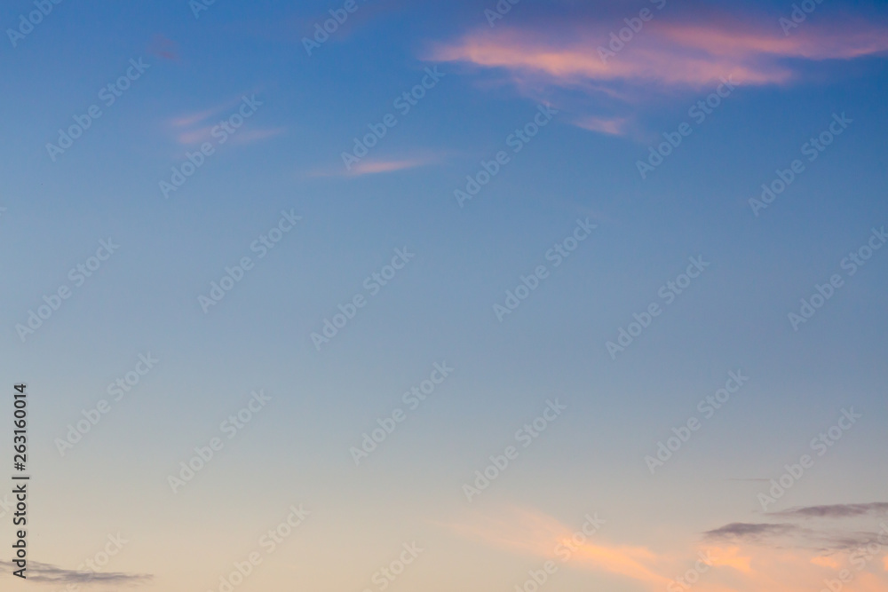 colorful twilight dusk sky - obrazy, fototapety, plakaty 