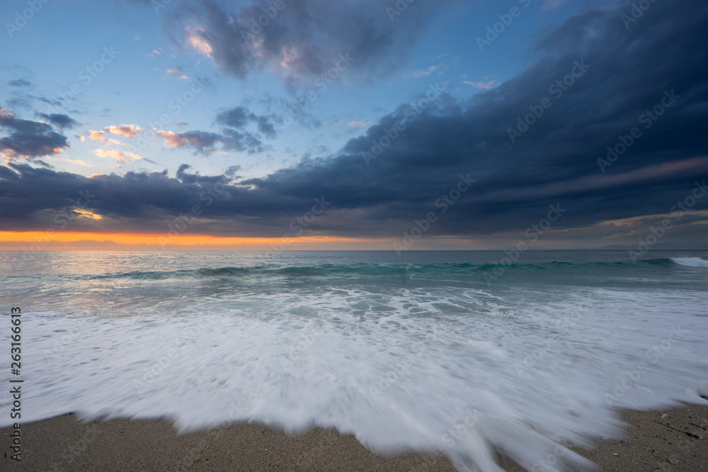 Fototapeta premium Sunset at sea