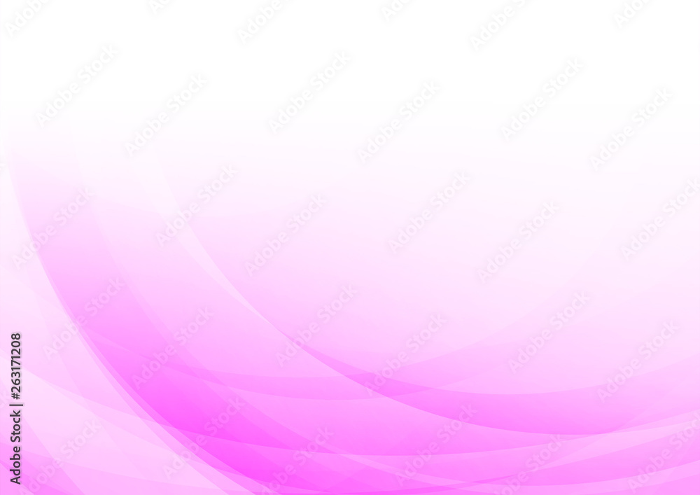 Curved abstract white pink background Curved abstract white pink background