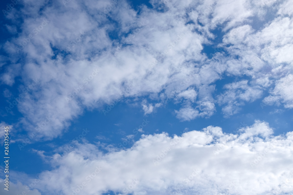 Blue sky with white clouds Blue sky with white clouds