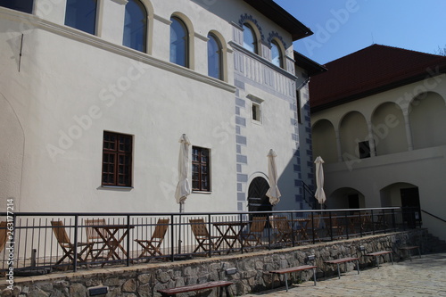 Courtyard of Budatín castle, Žilina region, Slovakia © dalajlama