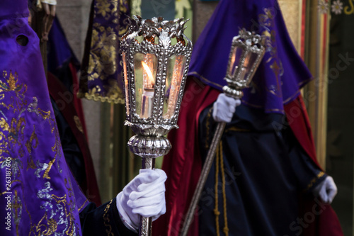 Semana Santa (Holy Week) celebrations, Malaga, Andalucia, Spain, Europe