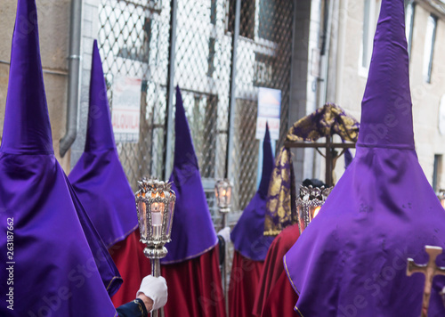 Semana Santa (Holy Week) celebrations, Malaga, Andalucia, Spain, Europe