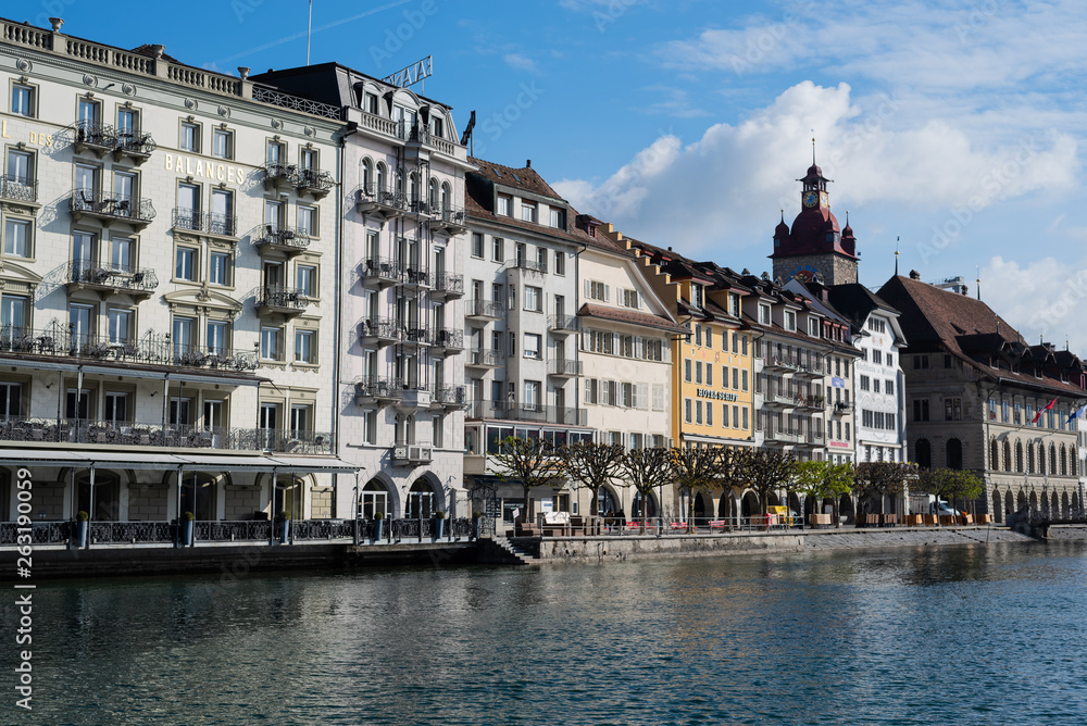 Swiss houses in Lucern