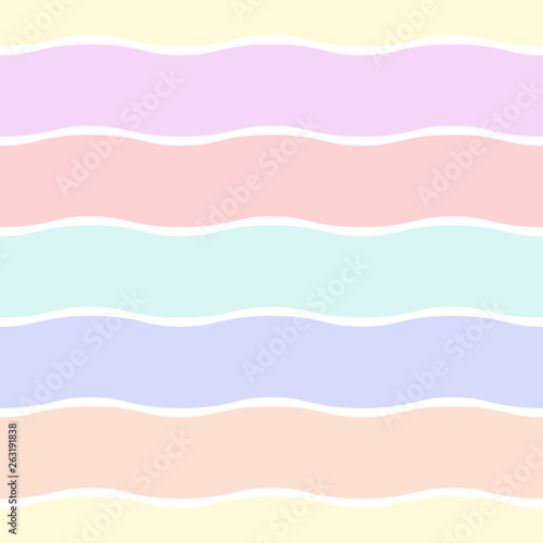 Striped wave seamless patte...