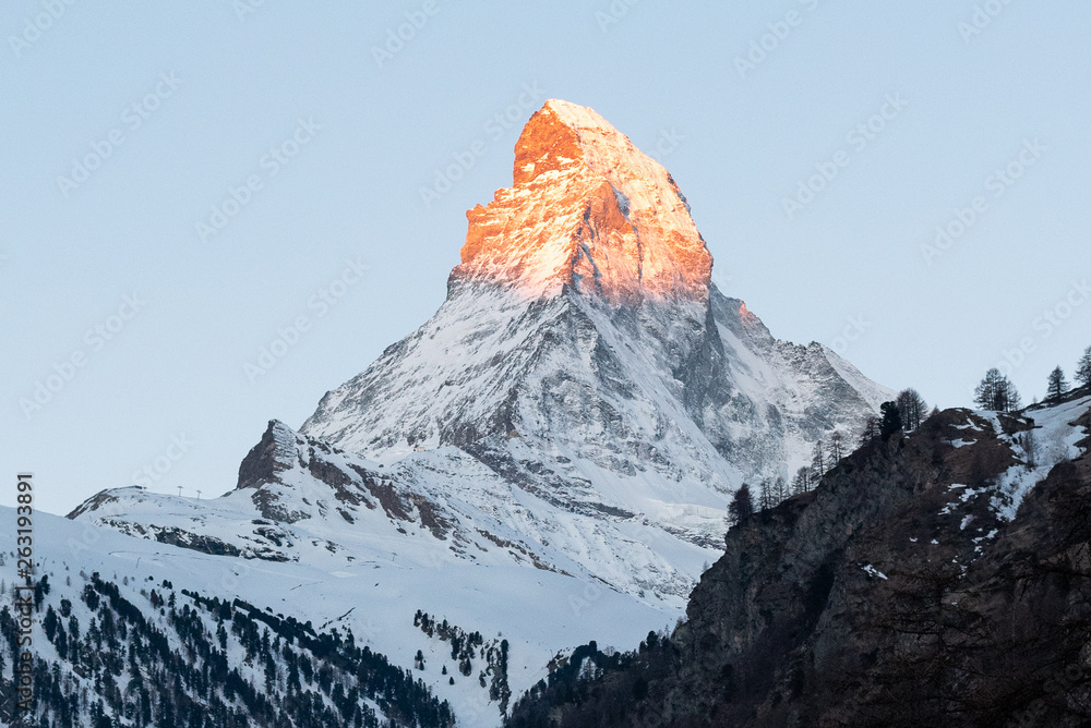 Sunrise at zermatt
