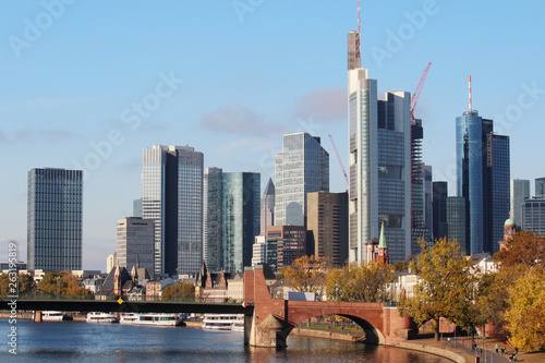 Downtown in Frankfurt, Germany