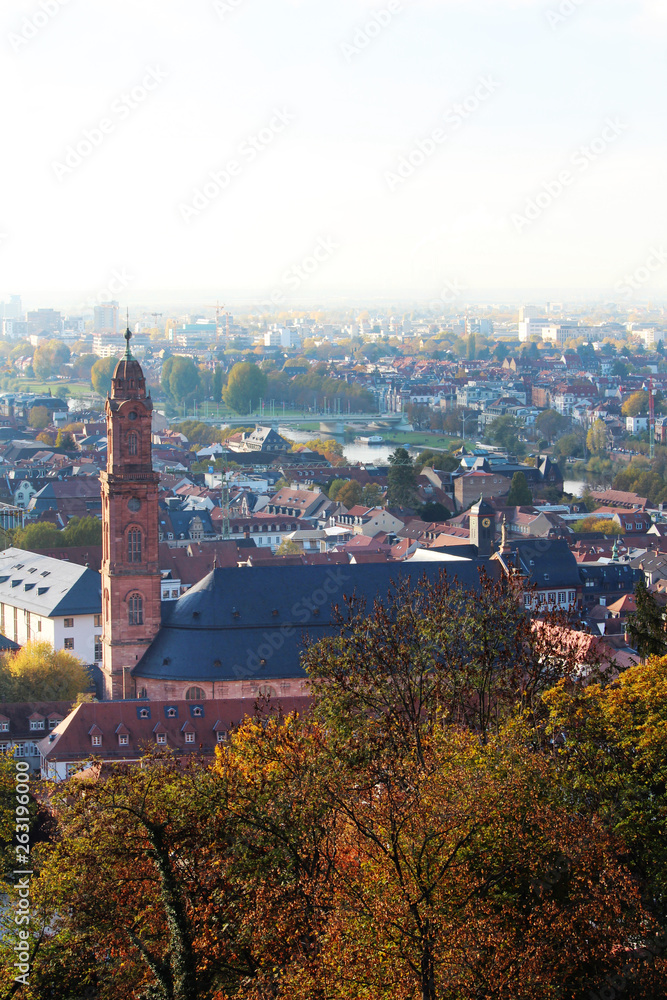 Panorama of Heidelberg, Germany