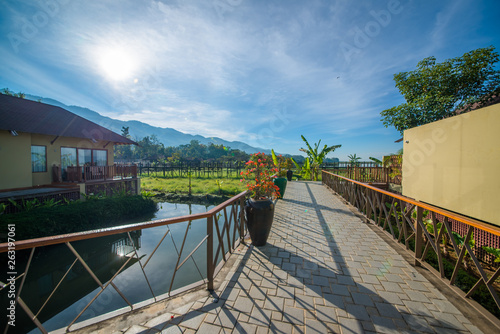 Novotel hotel in Inle Lake, Myanmar. photo