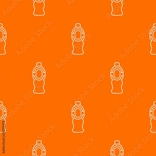 Bottle juice pattern vector orange for any web design best
