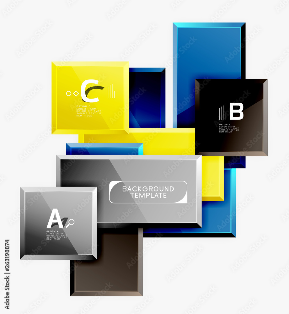 Minimal square banner abstract background Minimal square banner abstract background